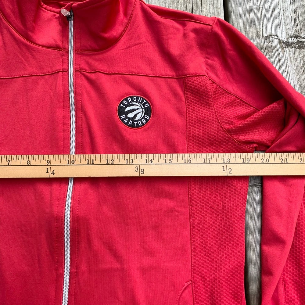 Ladies Levelwear Raptors Red Polyester Jacket Size Medium - Picture 3 of 11